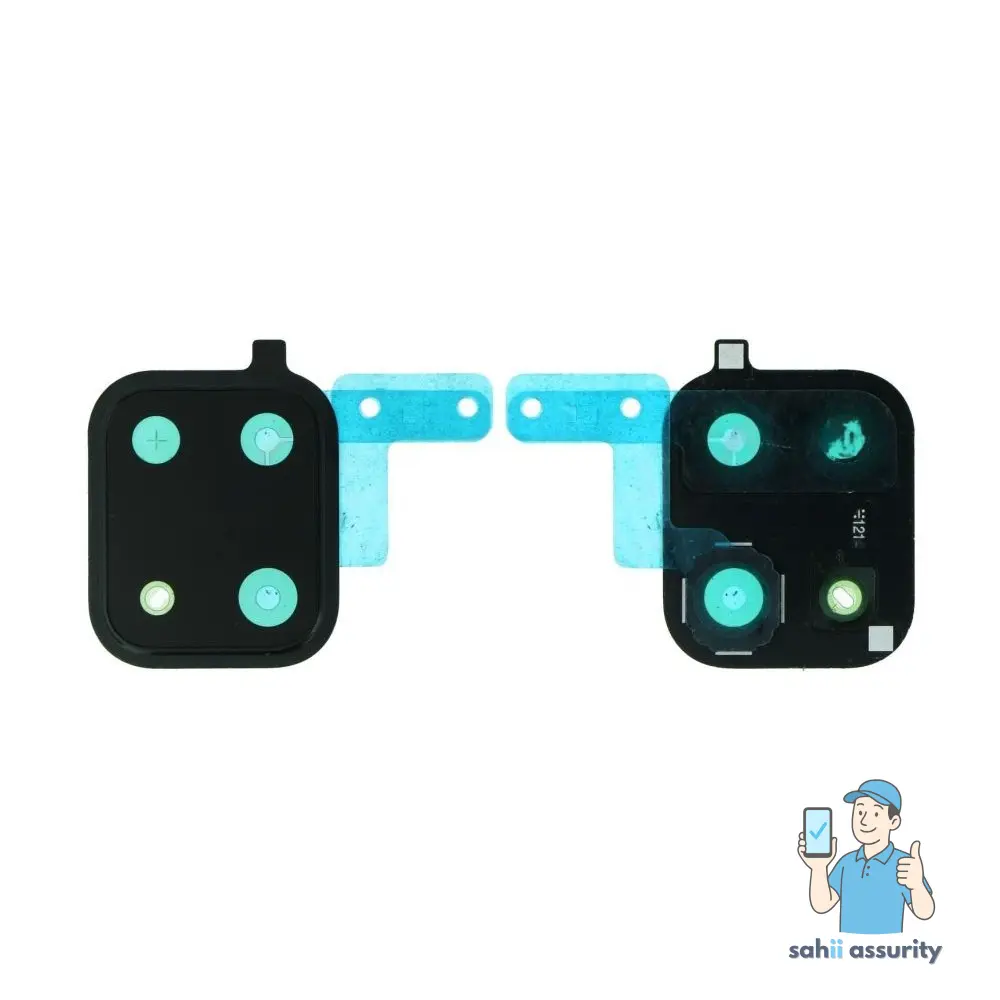 Camera Lens Glass with Frame for Samsung Galaxy Note 10 Lite Black